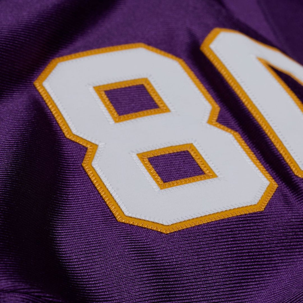 Men's Minnesota Vikings Cris Carter Mitchell & Ness Purple 2001 Authentic Throwback Jersey