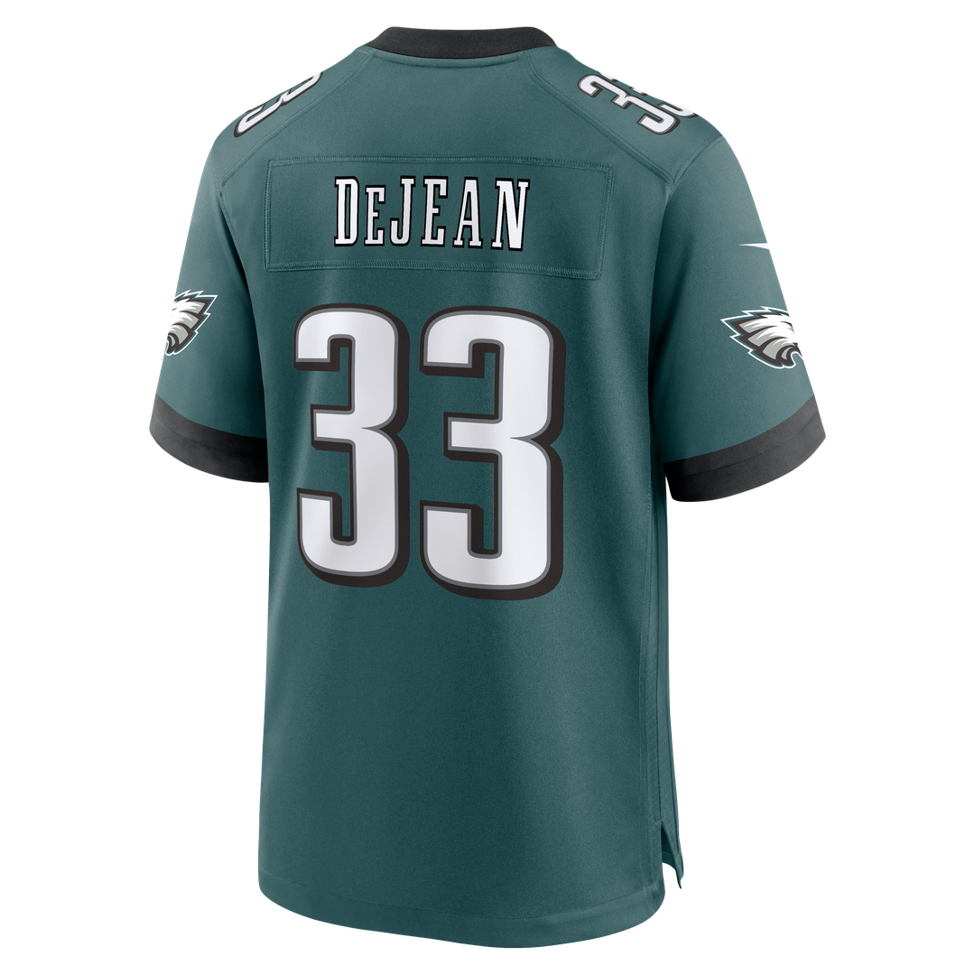 Men's Philadelphia Eagles Cooper DeJean Nike  Midnight Green Team Game Jersey