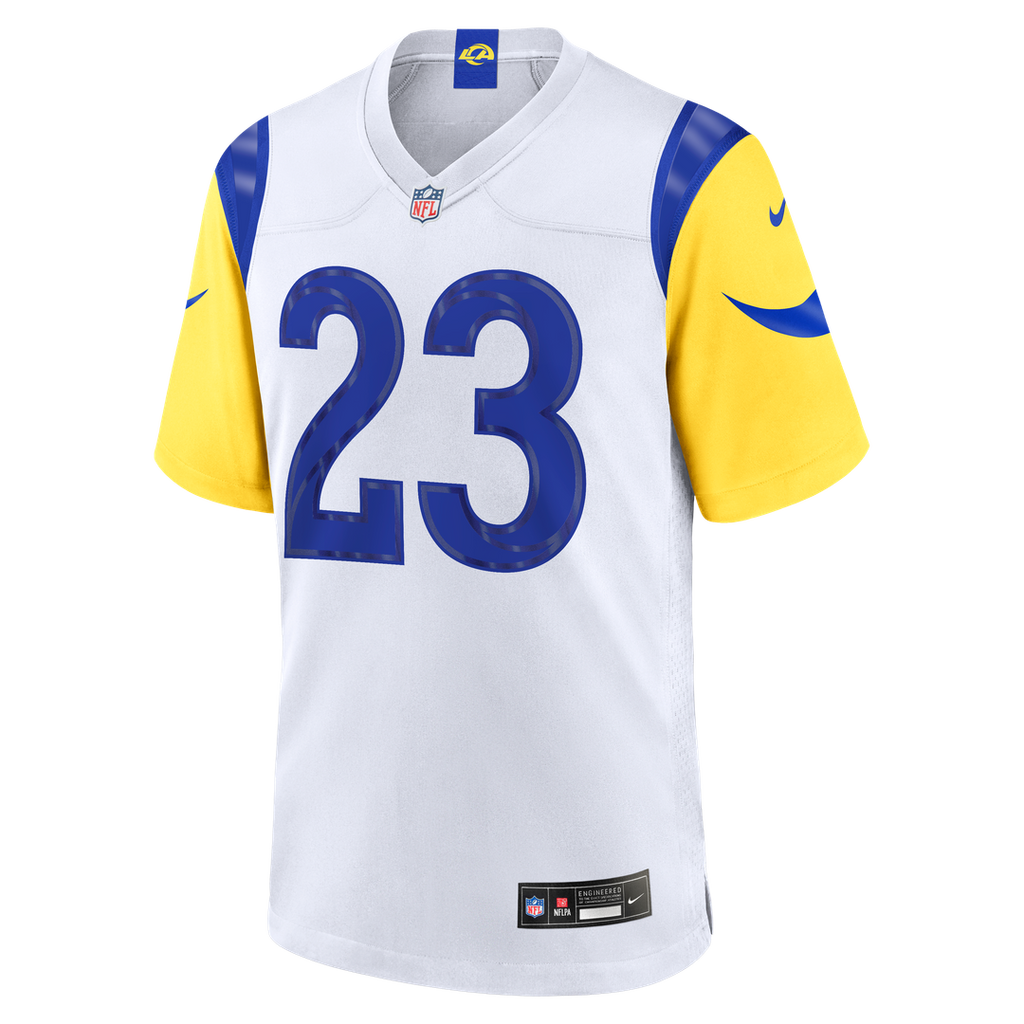 Men's Los Angeles Rams Kyren Williams Nike White White Game Player Jersey