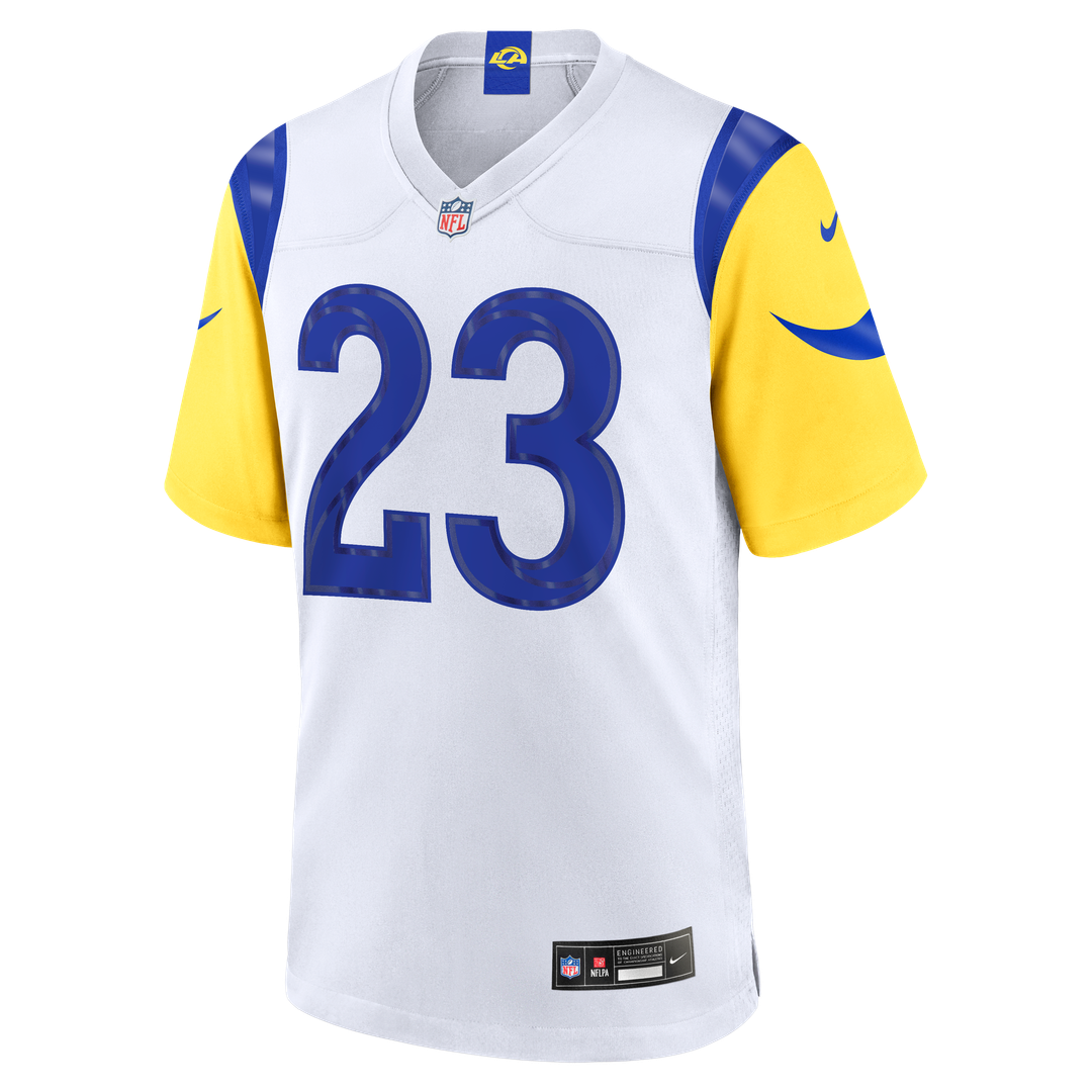 Men's Los Angeles Rams Kyren Williams Nike White White Game Player Jersey