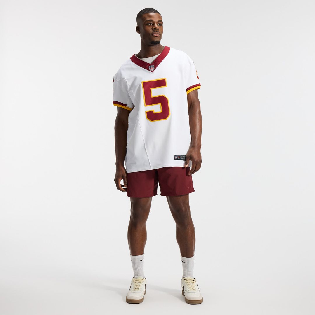 Men's Washington Commanders Jayden Daniels Nike White Alternate 2 Super Bowl Era Vapor F.U.S.E. Elite Jersey