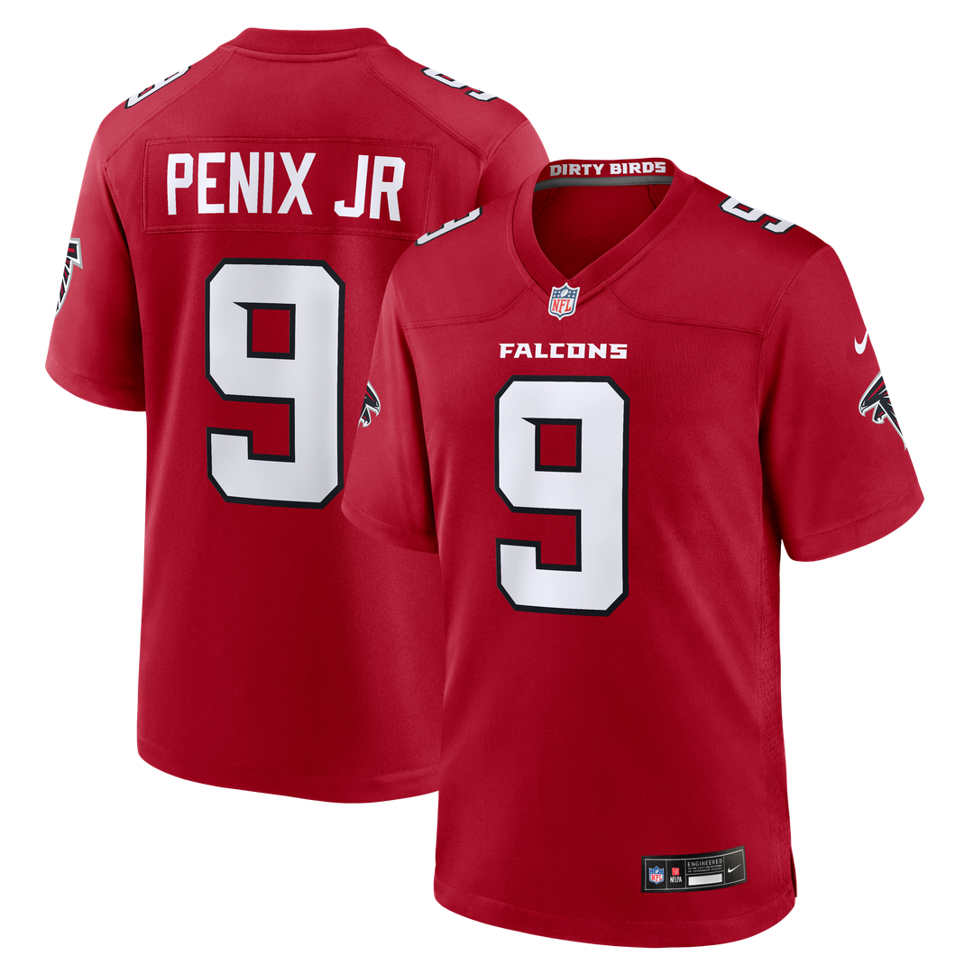 Men's Atlanta Falcons Michael Penix Jr. Nike White Game Jersey