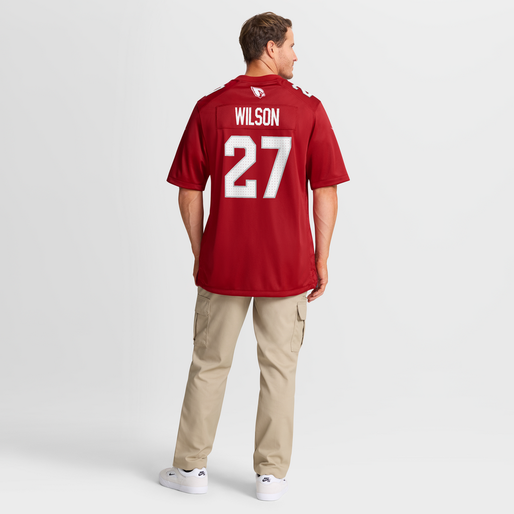 Men's Arizona Cardinals Divaad Wilson Nike  Cardinal Team Game Jersey