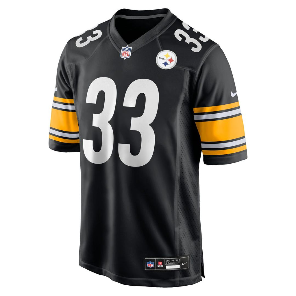 Men's Pittsburgh Steelers Jack Sawyer Nike  Black Team Game Jersey