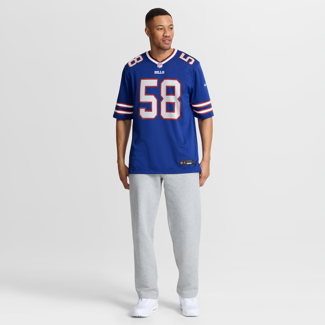 Men's Buffalo Bills Matt Milano Nike Red Alternate Game Jersey