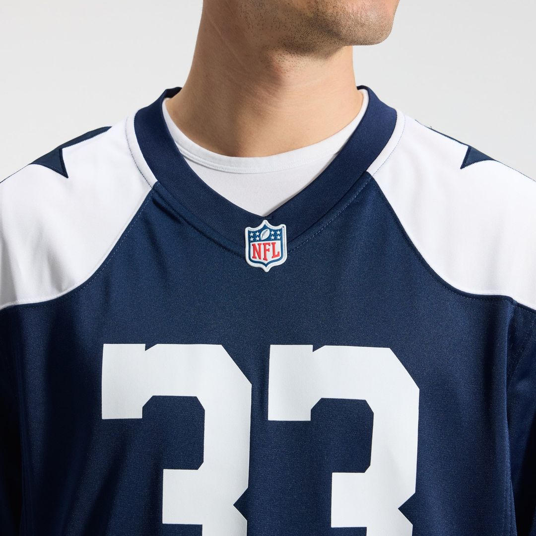 Men's Dallas Cowboys Javonte Williams Nike Navy Alternate Game Jersey