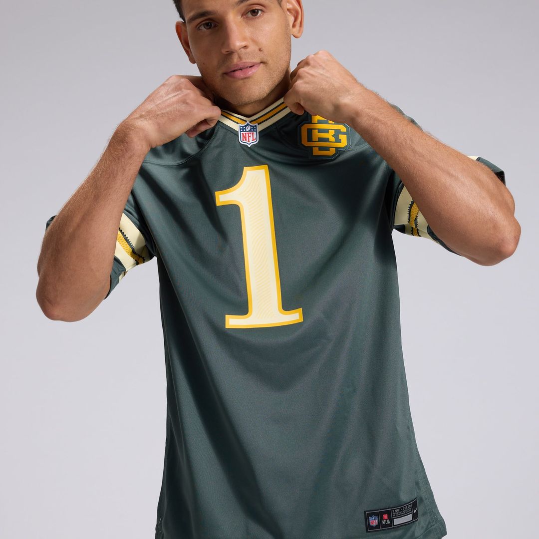 Men's Green Bay Packers Micah Parsons Nike Green 2026 Rivalries Collection Game Jersey