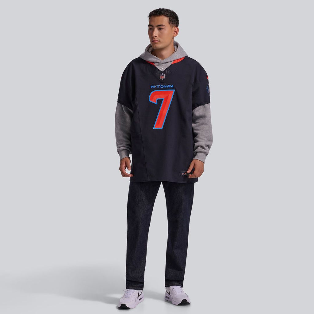 Men's Houston Texans C.J. Stroud Nike Navy Alternate 2 Vapor F.U.S.E. Elite Jersey