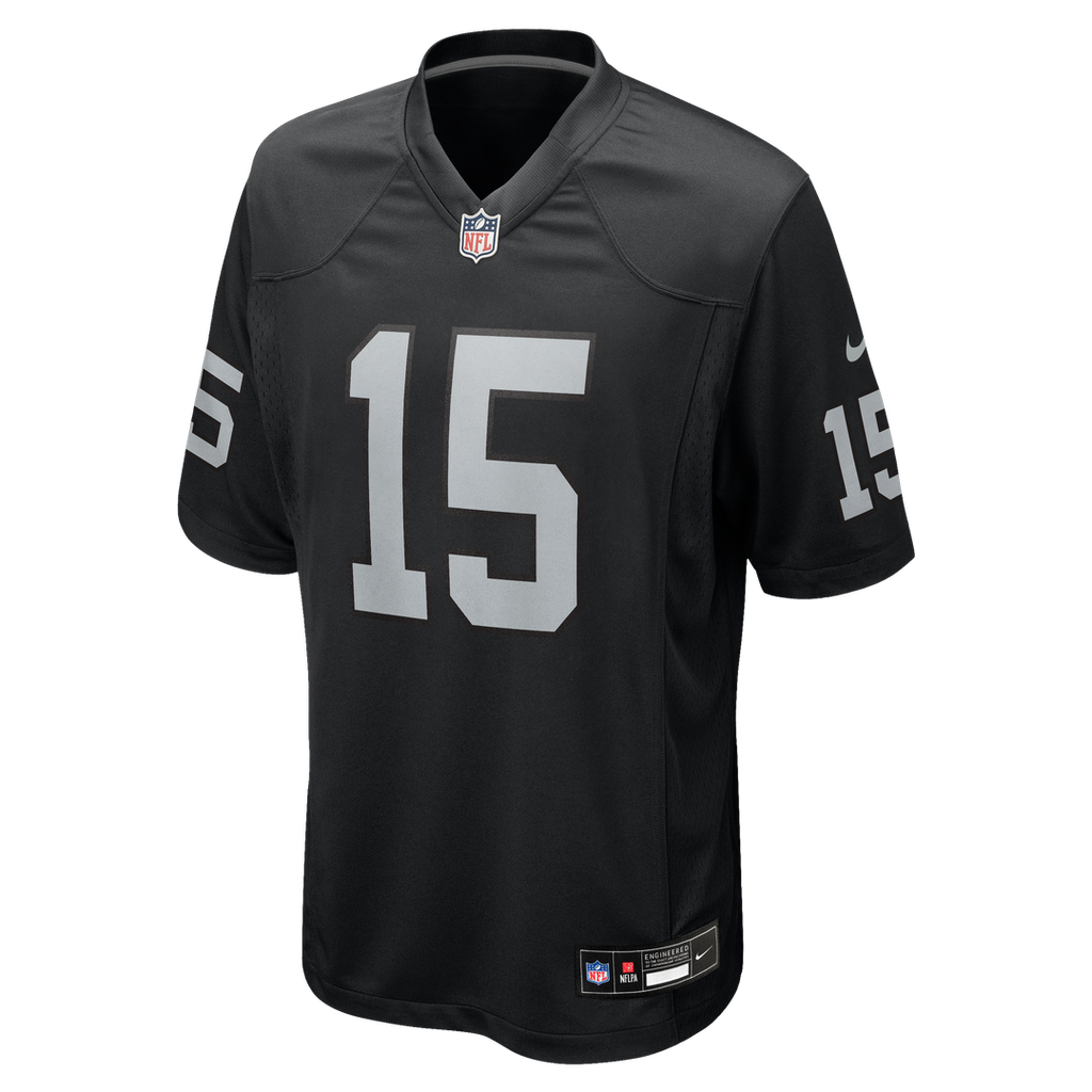 Men's Las Vegas Raiders Fernando Mendoza Nike Black Team Game Jersey