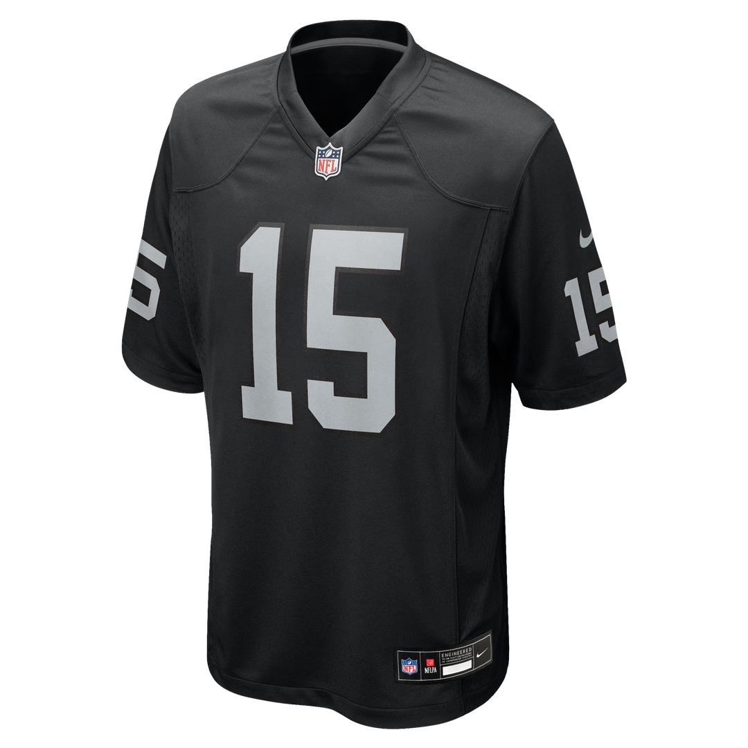 Men's Las Vegas Raiders Fernando Mendoza Nike Black Team Game Jersey