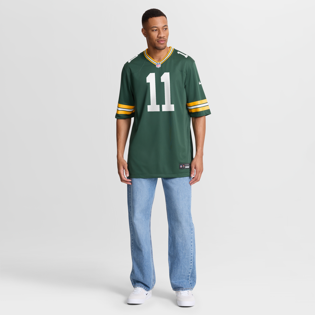 Men's Green Bay Packers Jayden Reed Nike  Green  Game Jersey