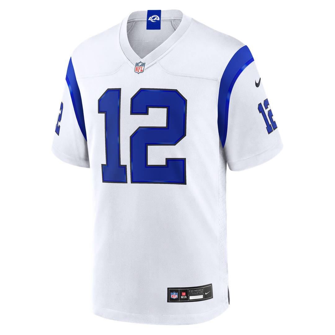 Men's Los Angeles Rams Puka Nacua Nike Fearsome White Game Jersey