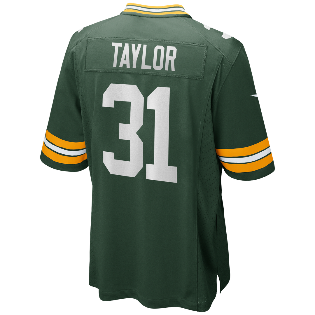Men's Green Bay Packers Jim Taylor Nike Green Game Retired Player Jersey