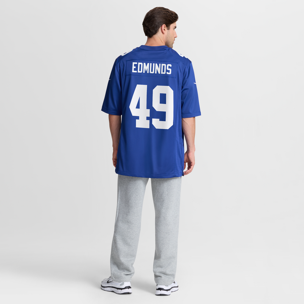 Men's New York Giants Tremaine Edmunds Nike  Royal Team Game Jersey