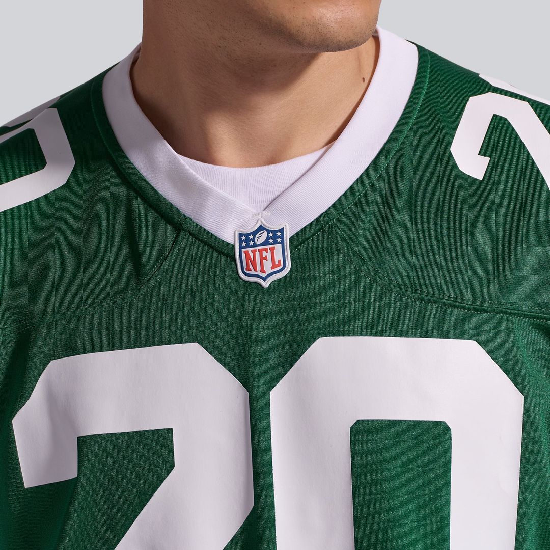 Men's New York Jets Breece Hall Nike Legacy White Game Jersey