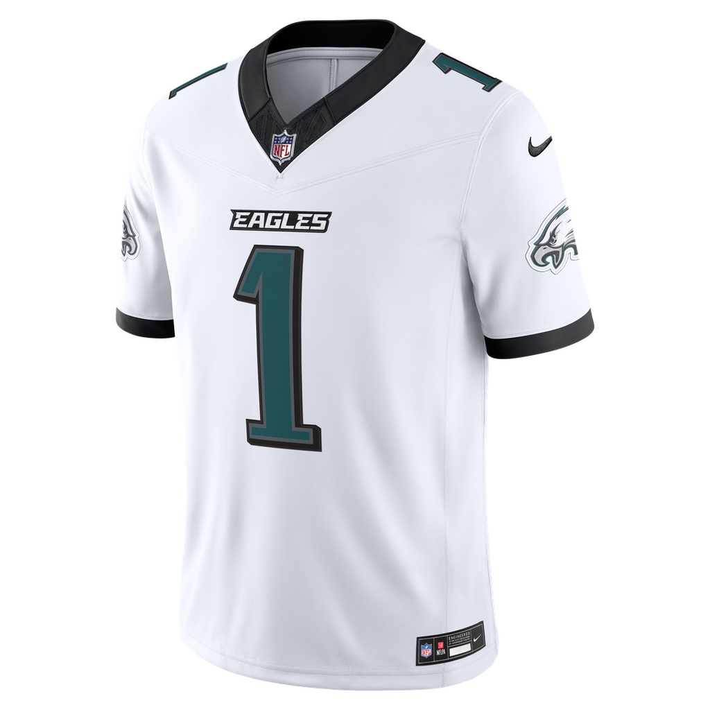 Men's Philadelphia Eagles Jalen Hurts Nike Midnight Green Team Vapor F.U.S.E. Stitched Limited Jersey