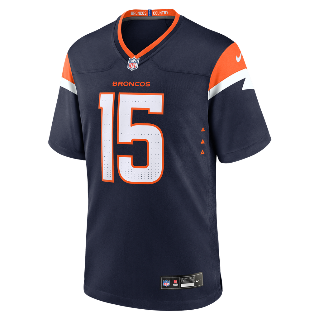 Men's Denver Broncos Nik Bonitto Nike  Navy Alternate Game Jersey