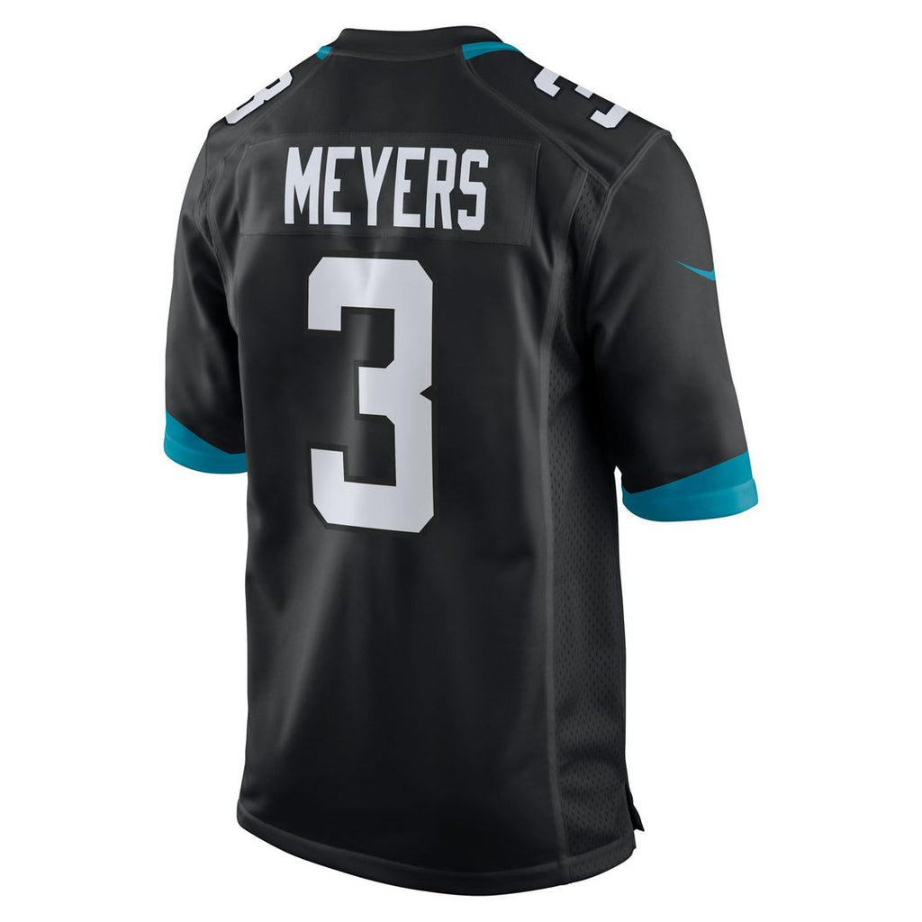 Men's Jacksonville Jaguars Jakobi Meyers Nike  Teal Team  Game Jersey