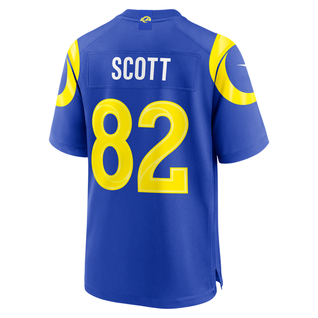 Men's Los Angeles Rams Tyler Scott Nike Royal Team Game Jersey