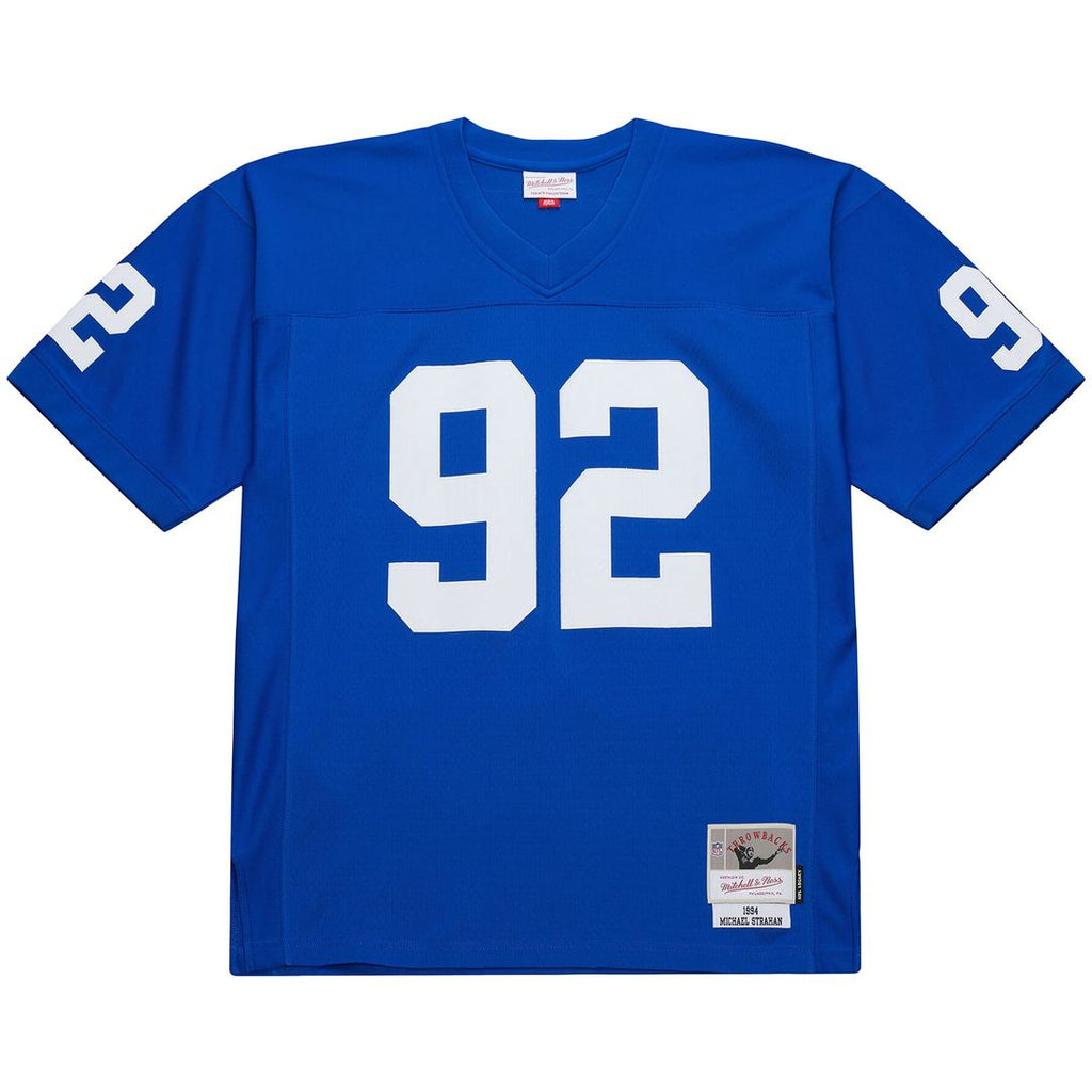 Men's New York Giants Michael Strahan Mitchell & Ness Royal 1994 Legacy Replica Jersey