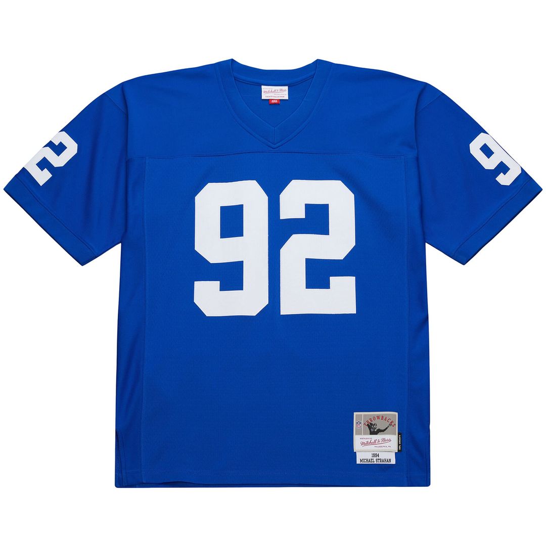 Men's New York Giants Michael Strahan Mitchell & Ness Royal 1994 Legacy Replica Jersey