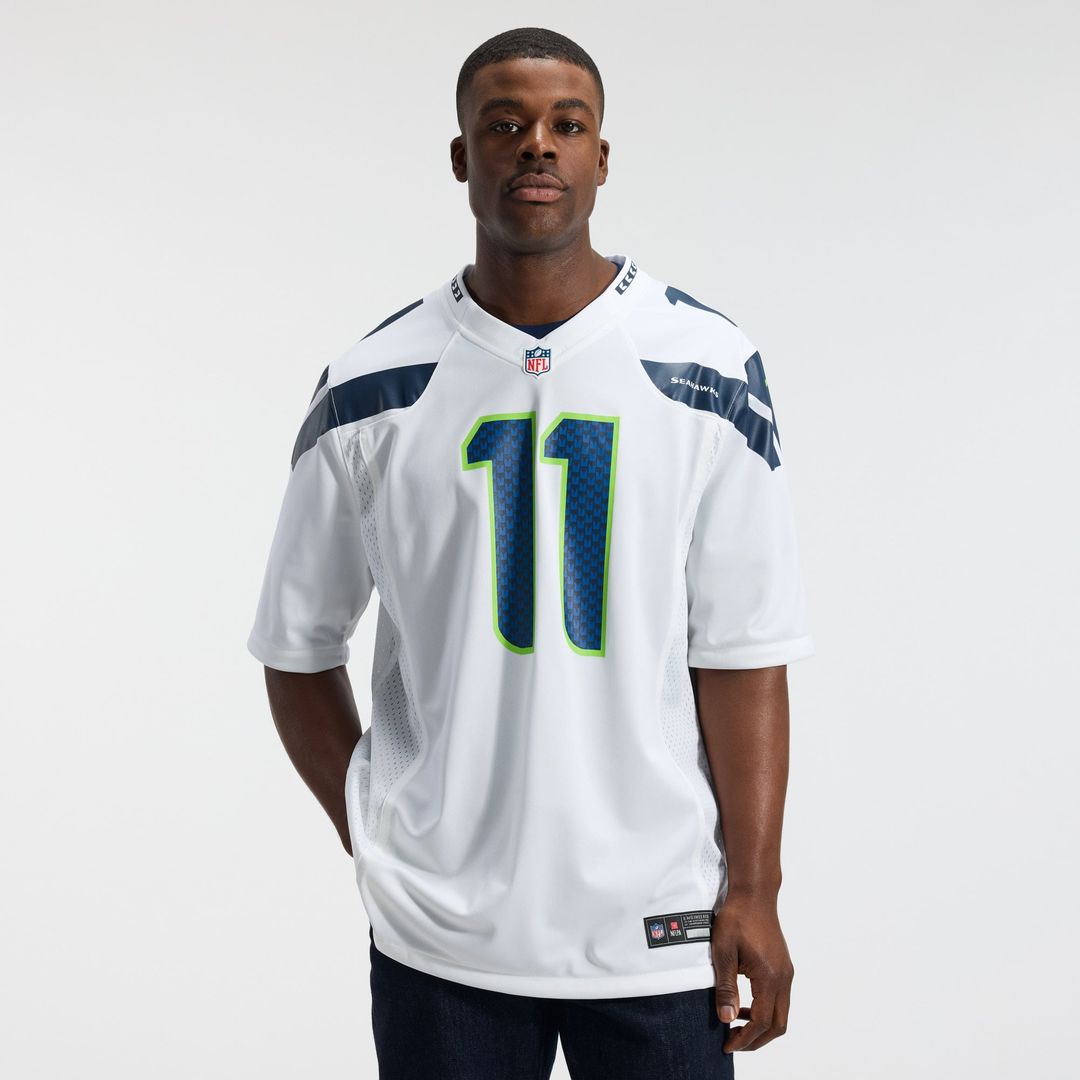 Men's Seattle Seahawks Jaxon Smith-Njigba Nike White Game Jersey