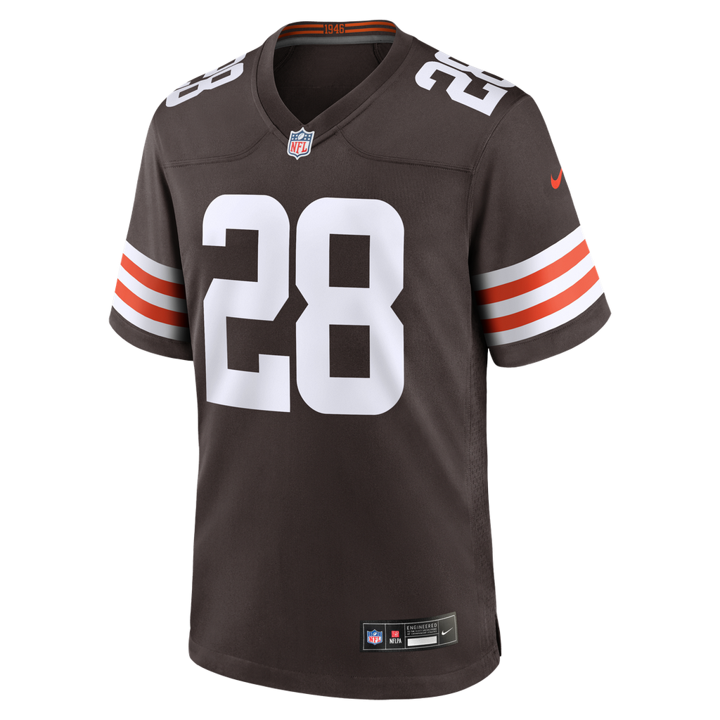 Men's Cleveland Browns Jeremiah Owusu-Koramoah Nike Brown Game Player Jersey