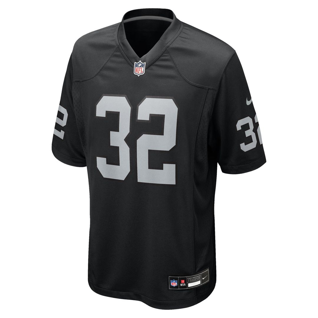 Men's Las Vegas Raiders Marcus Allen Nike Black Game Retired Player Jersey