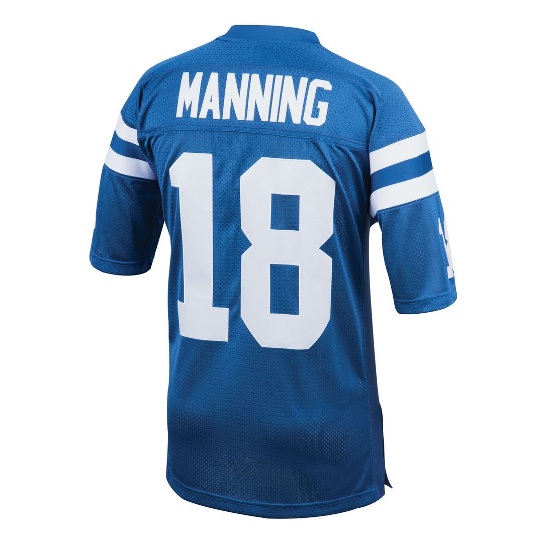 Men's Indianapolis Colts 1998 Peyton Manning Mitchell & Ness Royal Authentic Throwback Retired Player Jersey