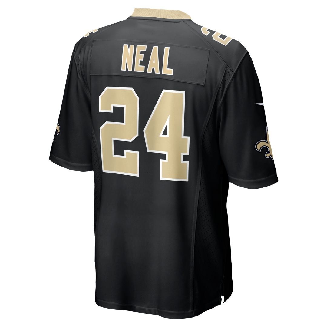 Men's New Orleans Saints Devin Neal Nike  Black Team Game Jersey