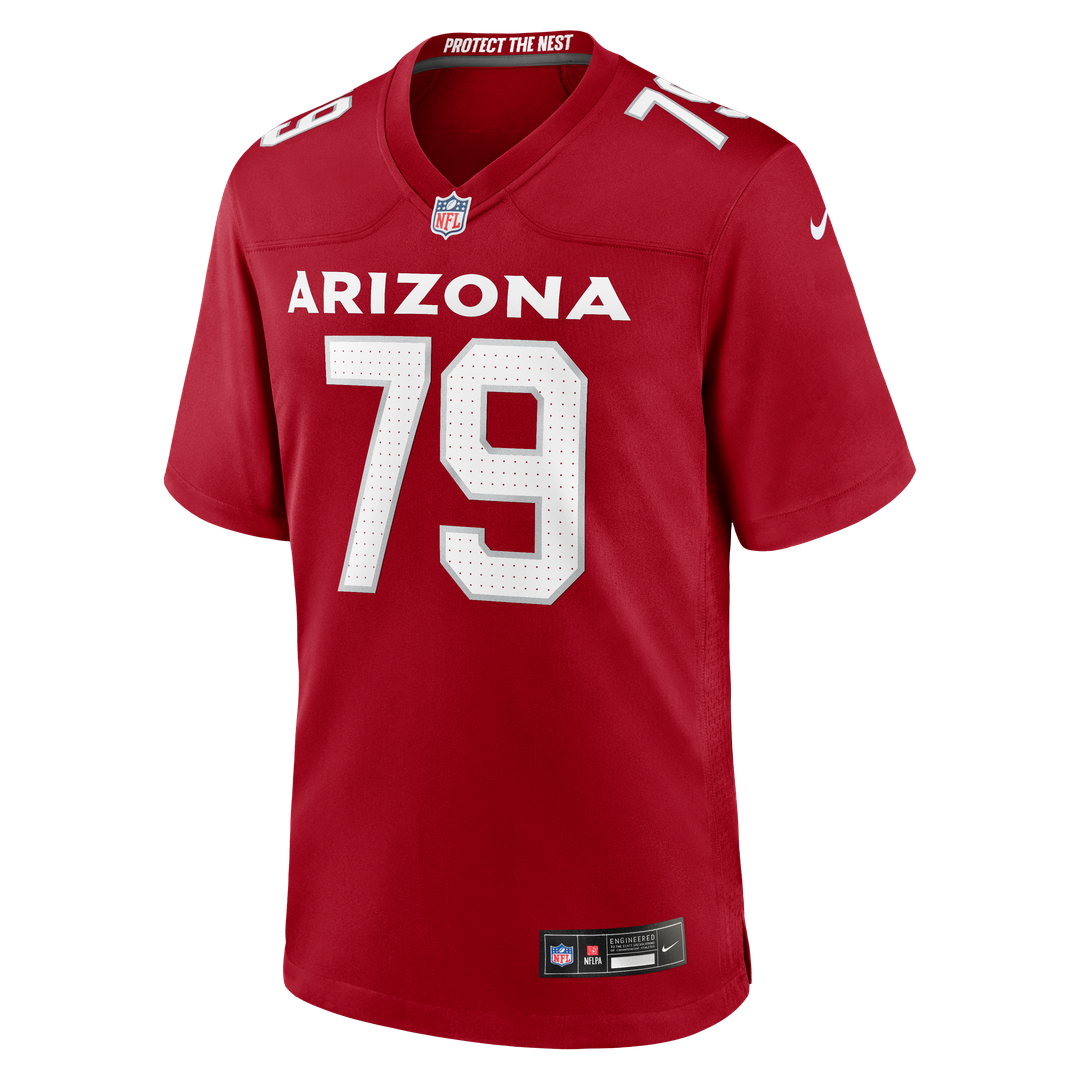 Men's Arizona Cardinals PJ Mustipher Nike  Cardinal Team Game Jersey