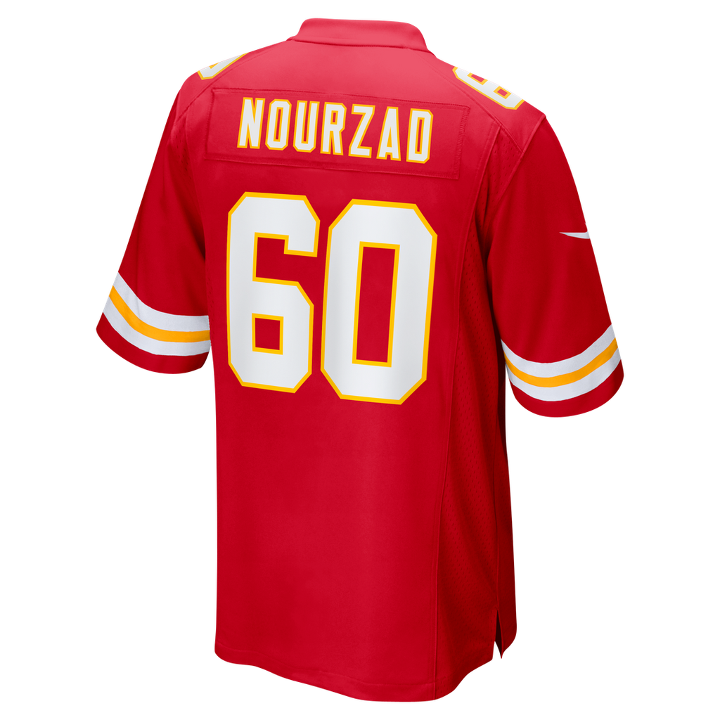Men's Kansas City Chiefs Hunter Nourzad Nike  Red  Game Jersey