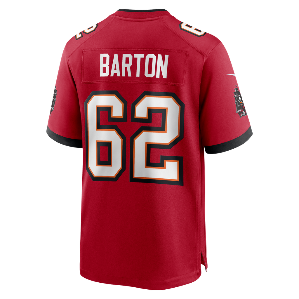 Men's Graham Barton Pick No. 26 Nike Red  Player Game Jersey