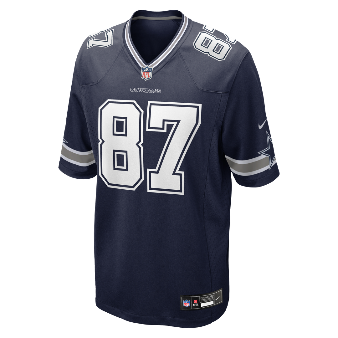 Men's Dallas Cowboys Jake Ferguson Nike Navy Team Game Jersey