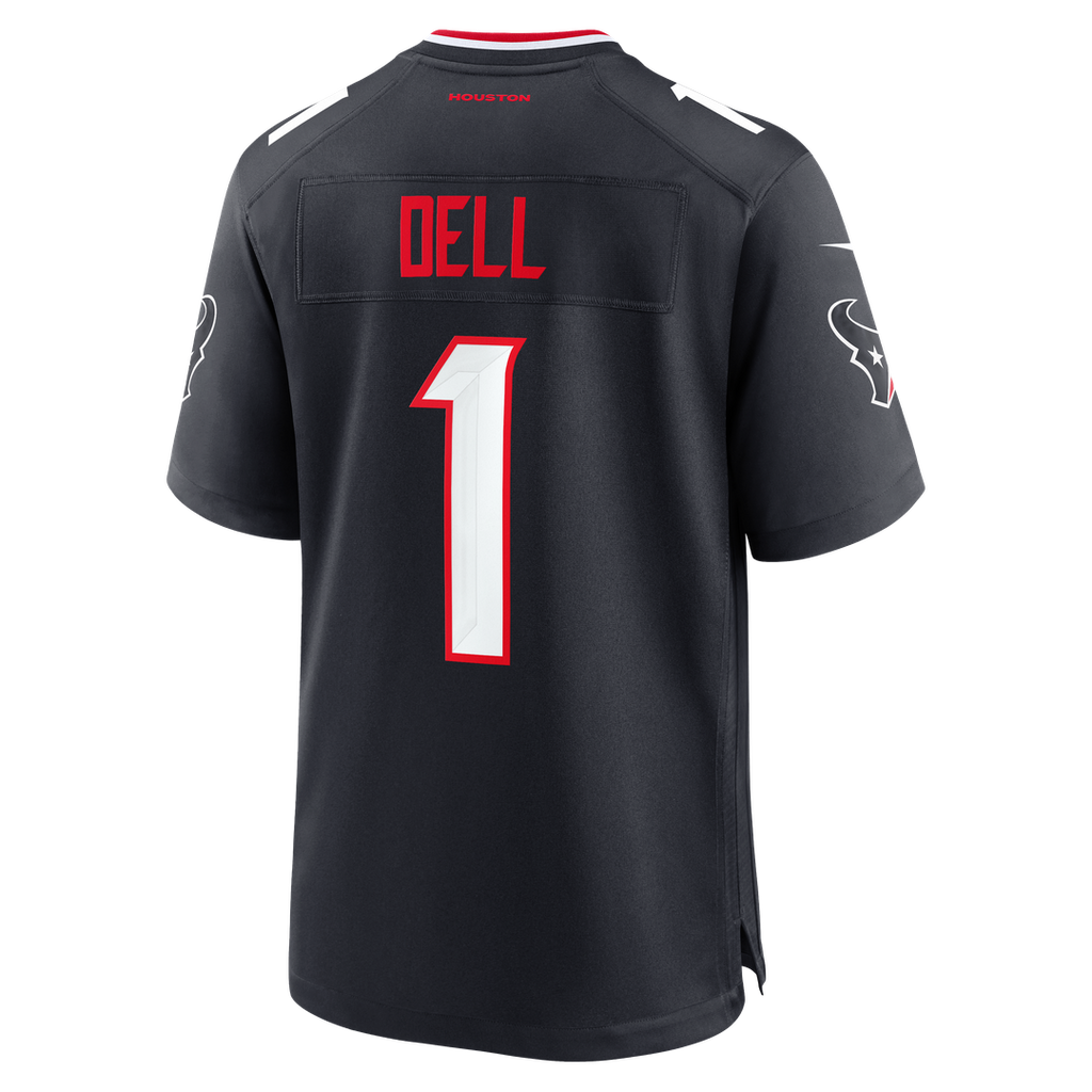 Men's Houston Texans Tank Dell Nike Navy Team Game Jersey
