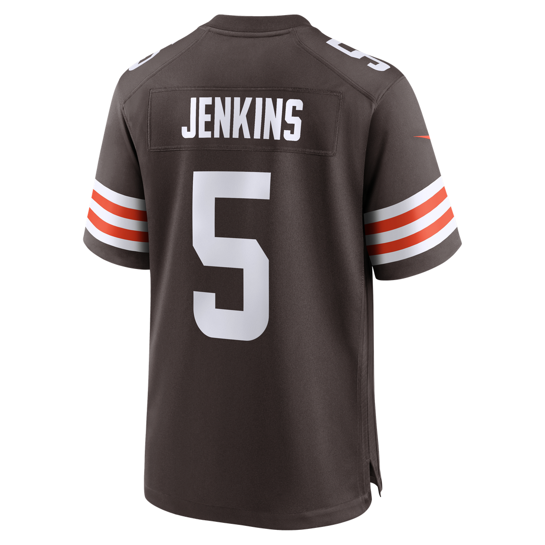 Men's Cleveland Browns Rayshawn Jenkins Nike  Brown Team Game Jersey