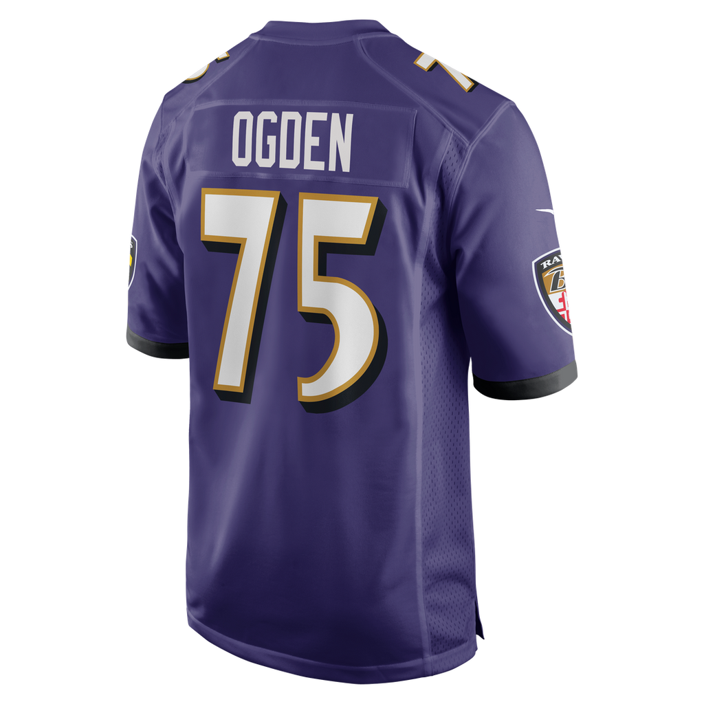 Men's Baltimore Ravens Jonathan Ogden Nike Purple Game Retired Player Jersey