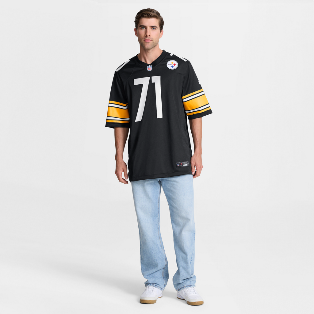 Men's Pittsburgh Steelers Max Iheanachor Nike Black Team Game Jersey