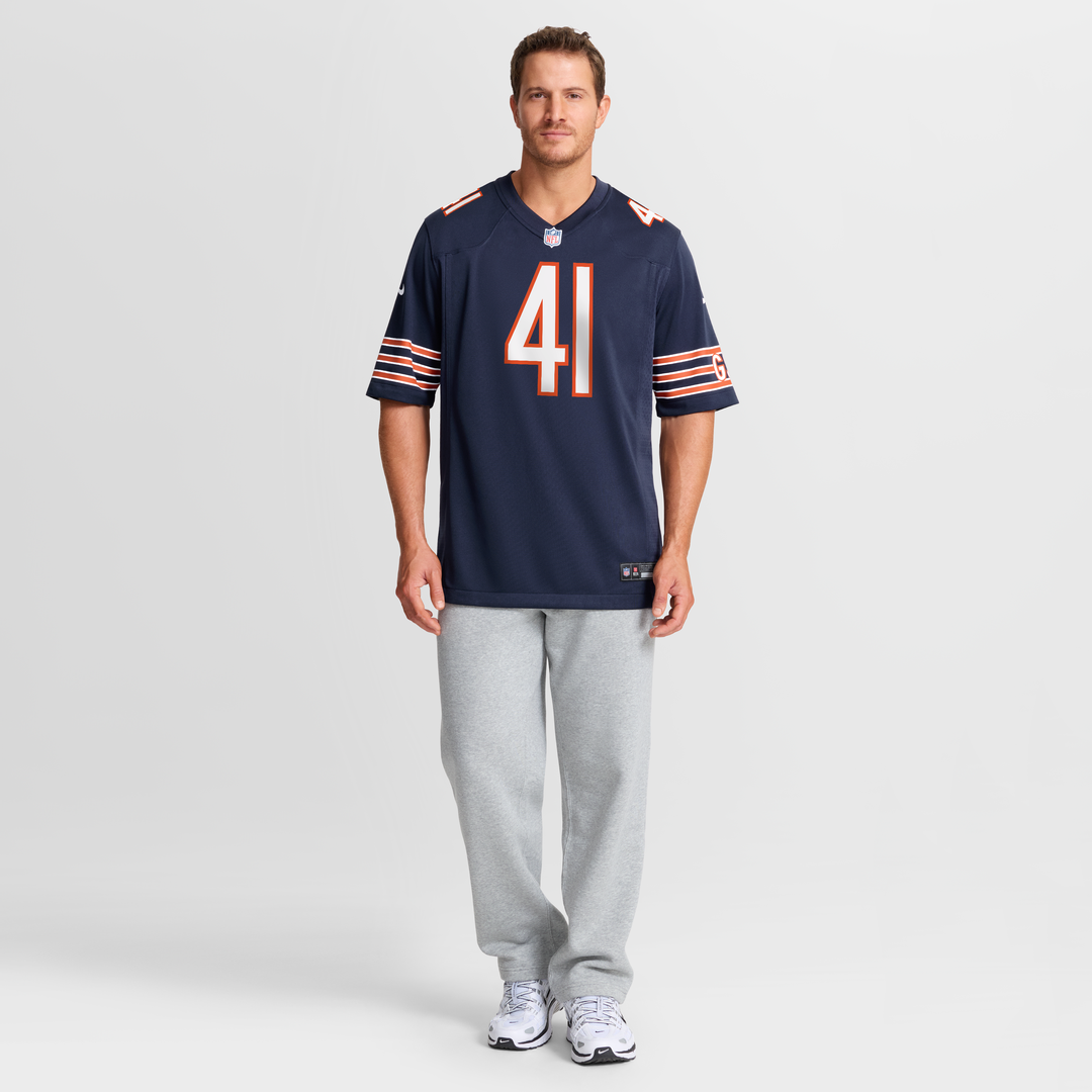 Men's Chicago Bears Brian Piccolo Nike Navy Game Retired Player Jersey