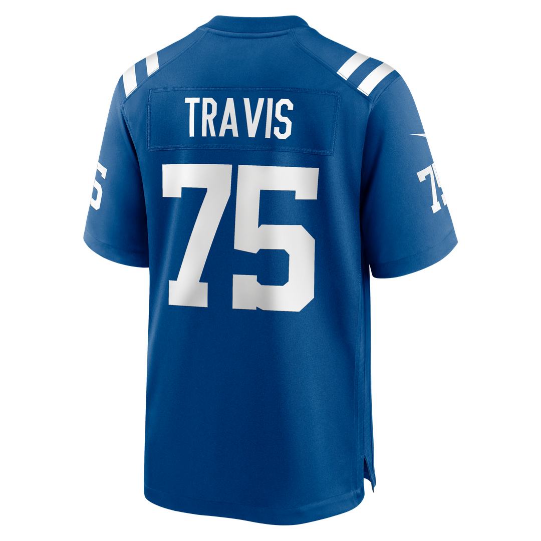Men's Indianapolis Colts Jalen Travis Nike  Royal Team Game Jersey