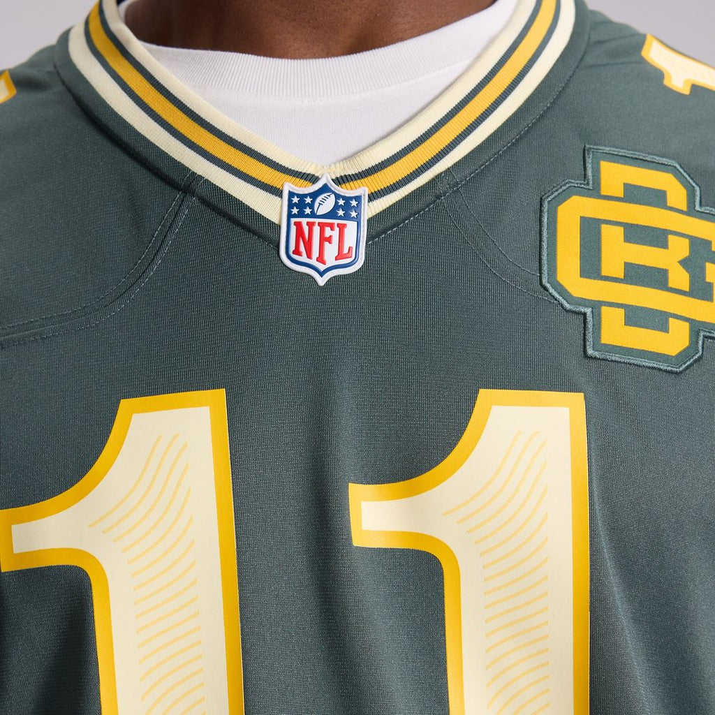 Men's Green Bay Packers Jayden Reed Nike Green 2026 Rivalries Collection Game Jersey