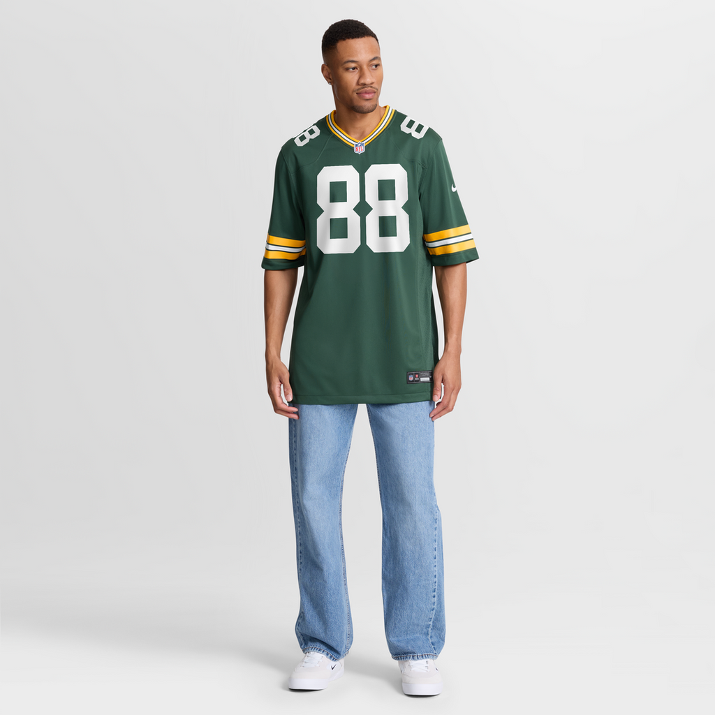 Men's Green Bay Packers Jermichael Finley Nike Green Game Retired Player Jersey