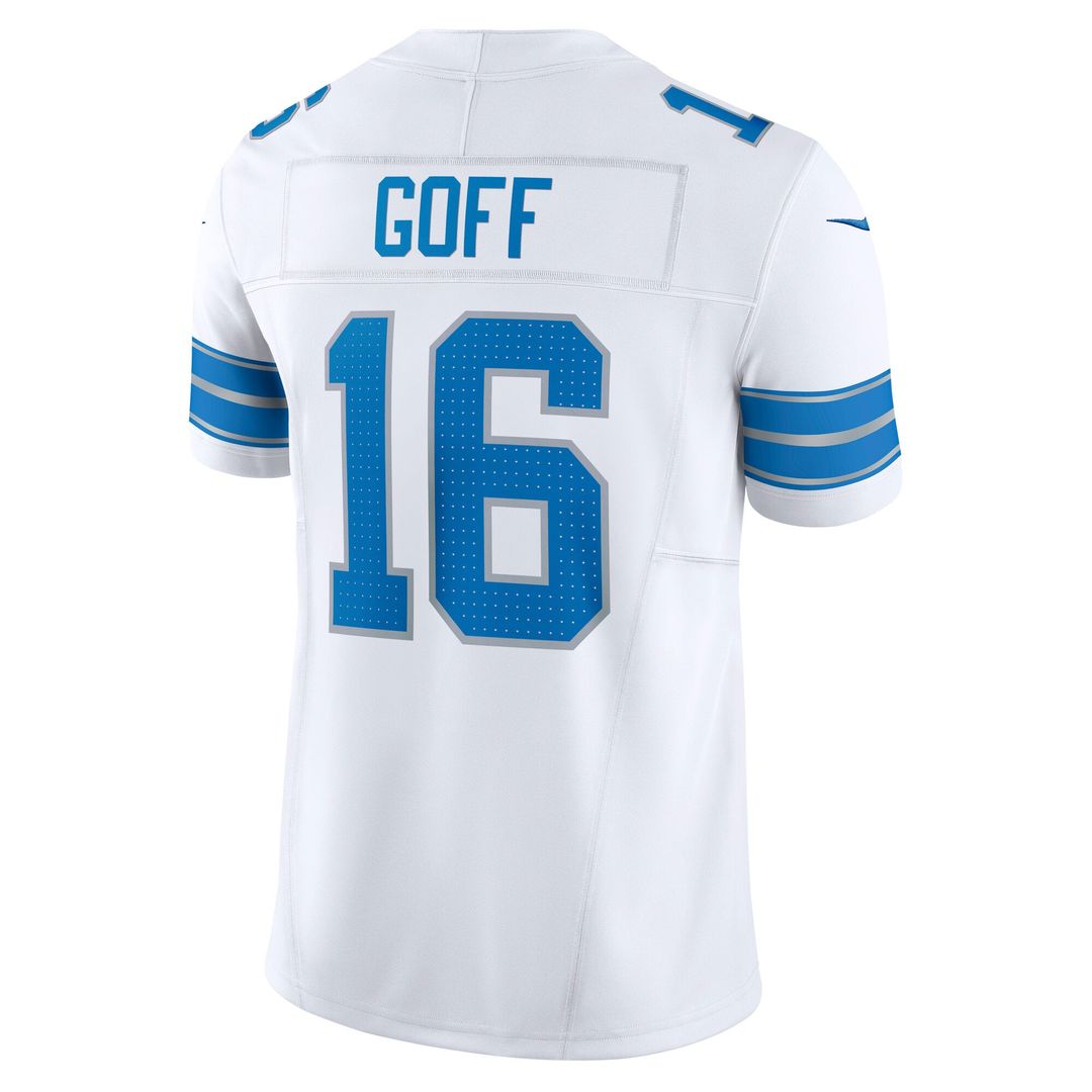 Men's Detroit Lions Jared Goff Nike White Vapor F.U.S.E. Limited Jersey