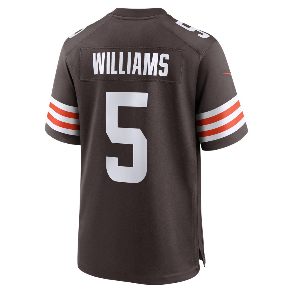 Men's Cleveland Browns Quincy Williams Nike  Brown Team Game Jersey