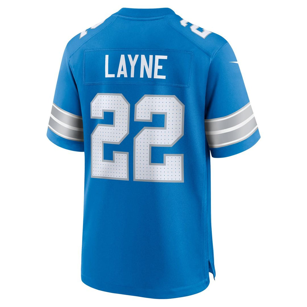 Men's Detroit Lions Bobby Layne Nike  Blue Retired Player Game Jersey