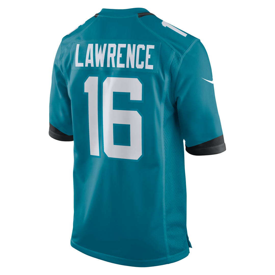 Men's Jacksonville Jaguars Trevor Lawrence Nike Teal Home Game Jersey