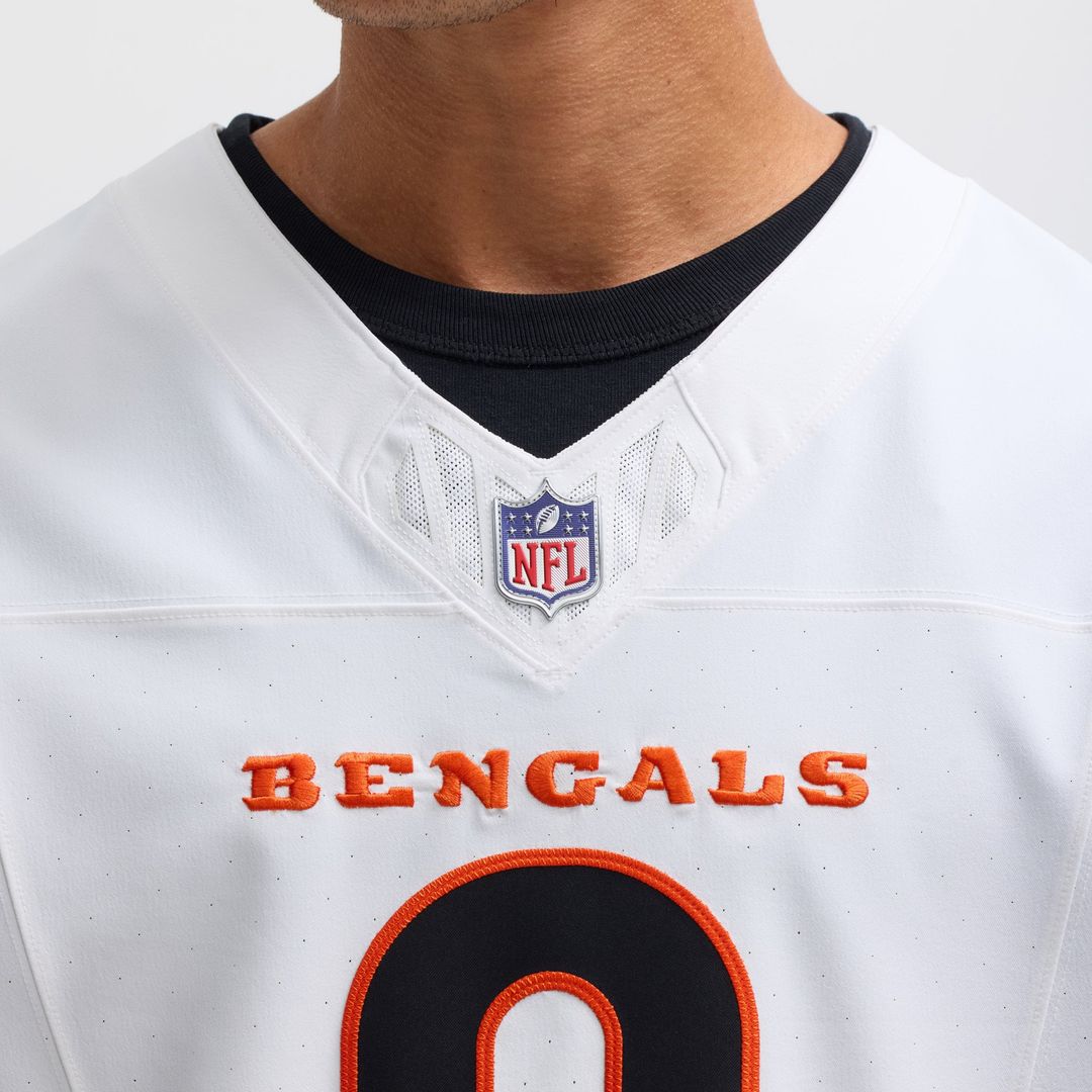 Men's Cincinnati Bengals Joe Burrow Nike White  Vapor F.U.S.E. Elite Jersey
