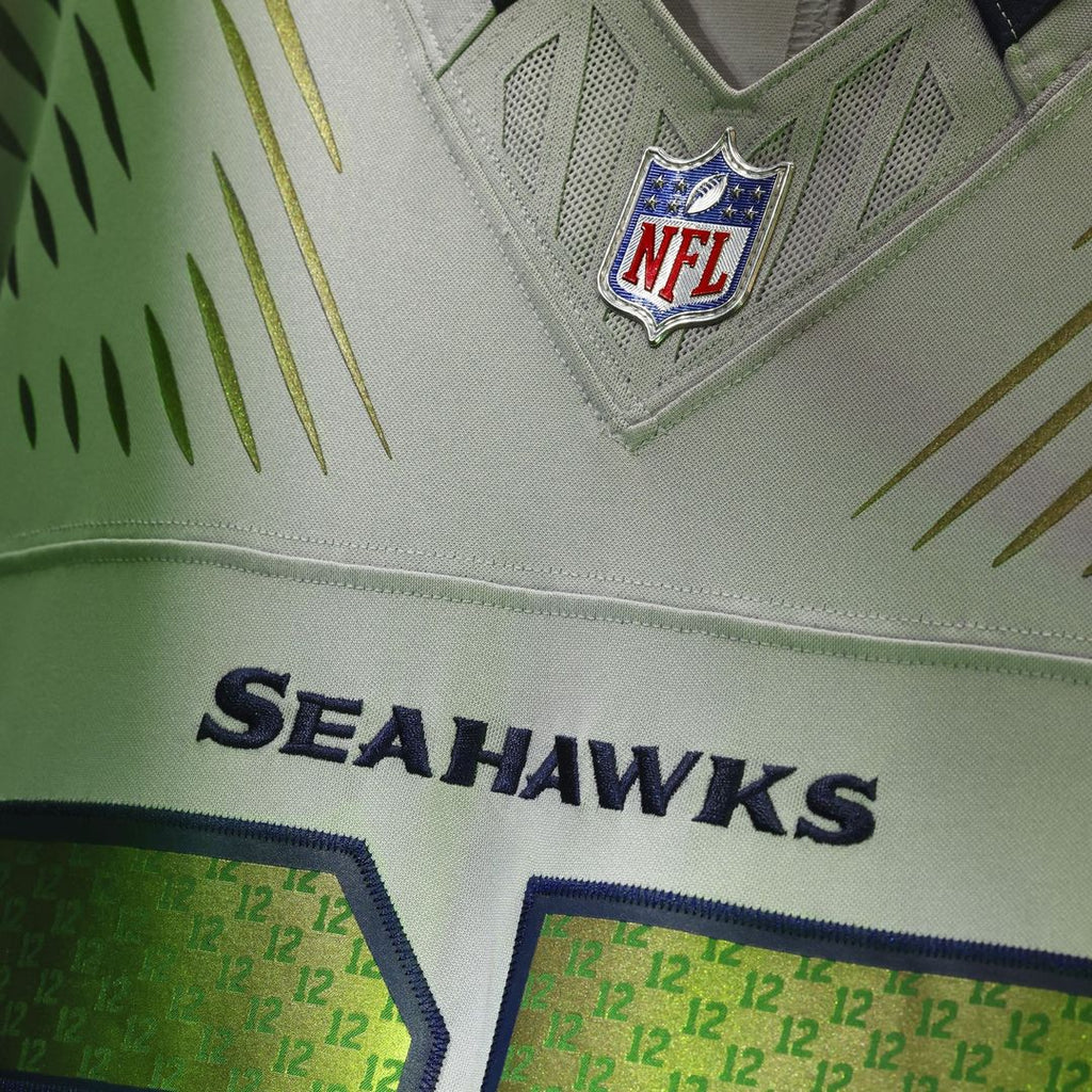 Men's Seattle Seahawks Jaxon Smith-Njigba Nike Gray Rivalries Collection Stitched Limited Jersey