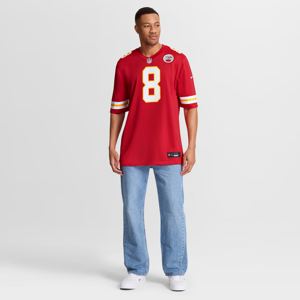 Men's Kansas City Chiefs Kristian Fulton Nike  Red Team Game Jersey
