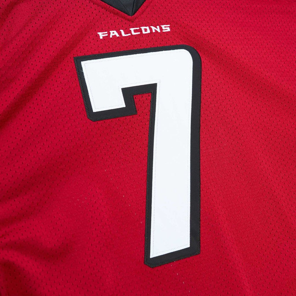 Men's Atlanta Falcons 2003 Michael Vick Mitchell & Ness Red Authentic Throwback Retired Player Jersey